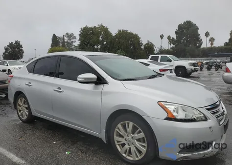 2015 Nissan Sentra S z USA, uszkodzony, nr VIN 3N1AB7APXFY360350